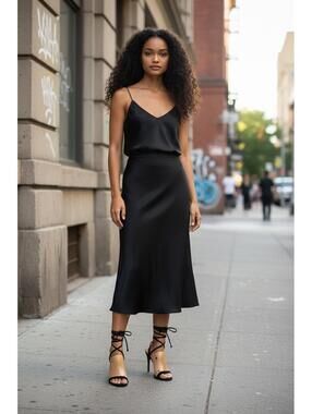 Black Strappy High Heel Sandals